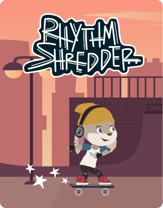 Tap the rhythms you see to keep Rae doing skateboard tricks!